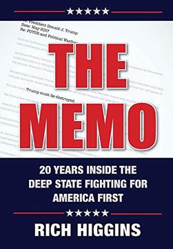 portada The Memo: Twenty Years Inside the Deep State Fighting for America First (en Inglés)