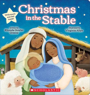 portada Christmas in the Stable (Touch-And-Feel Board Book) (in English)