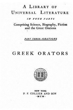 portada Greek Orators (en Inglés)