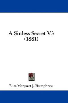 portada a sinless secret v3 (1881) (in English)