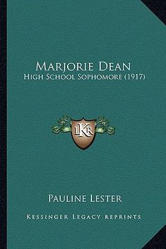 portada marjorie dean: high school sophomore (1917) (en Inglés)