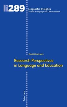 portada Research Perspectives in Language and Education (en Inglés)