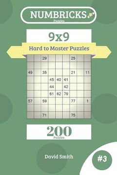 portada Numbricks Puzzles - 200 Hard to Master Puzzles 9x9 Vol.3 (in English)
