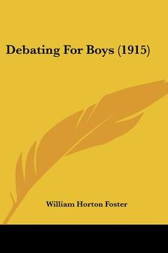 portada debating for boys (1915)