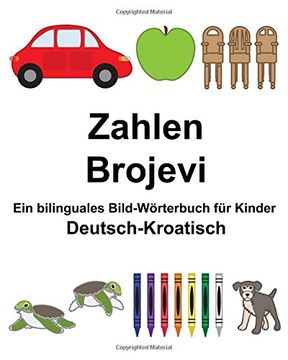 portada Deutsch-Kroatisch Zahlen/Brojevi Ein bilinguales Bild-Wörterbuch für Kinder (FreeBilingualBooks.com)