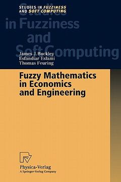 portada fuzzy mathematics in economics and engineering (in English)