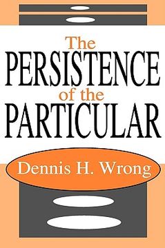 portada the persistence of the particular (en Inglés)