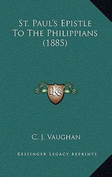 portada st. paul's epistle to the philippians (1885) (en Inglés)