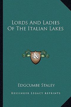 portada lords and ladies of the italian lakes (in English)