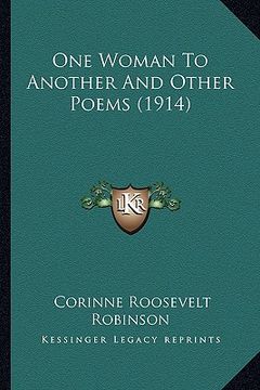portada one woman to another and other poems (1914) (en Inglés)