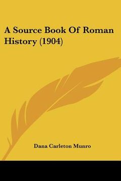 portada a source book of roman history (1904) (in English)