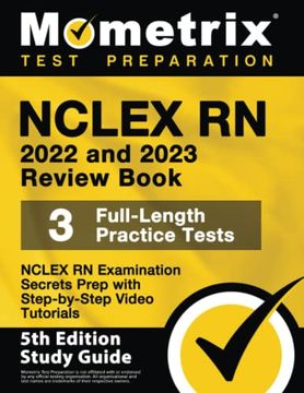 portada Nclex rn 2022 and 2023 Review Book: Nclex rn Examination Secrets Prep, 3 Full-Length Practice Tests, Step-By-Step Video Tutorials: [5Th Edition Study Guide] 