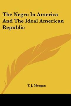portada the negro in america and the ideal american republic (en Inglés)