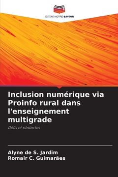 portada Inclusion numérique via Proinfo rural dans l'enseignement multigrade (en Francés)