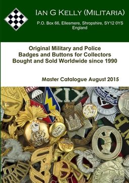 portada Ian Kelly Militaria Master Catalogue August 2015