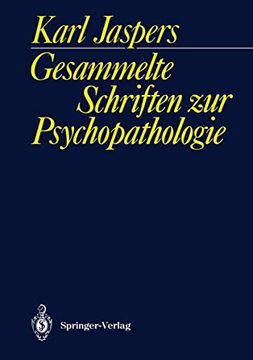 portada Gesammelte Schriften zur Psychopathologie (in German)