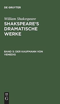 portada Shakspeare's Dramatische Werke, Band 5, der Kaufmann von Venedig (en Alemán)