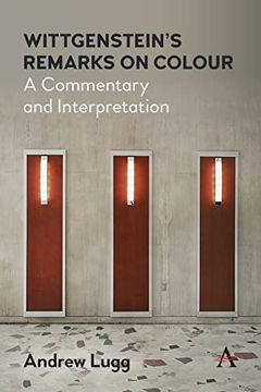 portada Wittgenstein'S Remarks on Colour: A Commentary and Interpretation (Anthem Studies in Wittgenstein) (in English)