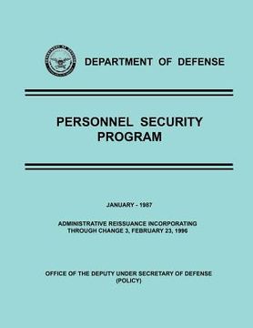 portada Department of Defense Personnel Security Program: January 1987 (en Inglés)