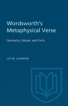 portada Wordsworth's Metaphysical Verse: Geometry, Nature, and Form (en Inglés)