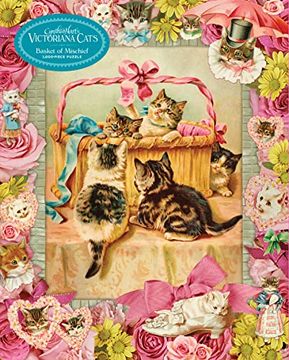 portada Cynthia Hart's Victoriana Cats: Basket of Mischief 1,000-Piece Puzzle 