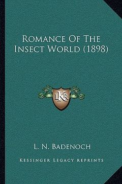 portada romance of the insect world (1898) (in English)