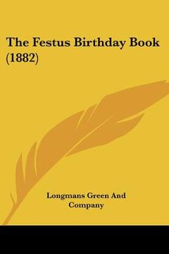 portada the festus birthday book (1882) (in English)
