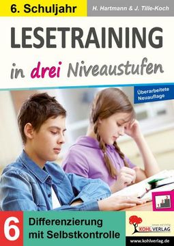 portada Lesetraining in Drei Niveaustufen / Klasse 6