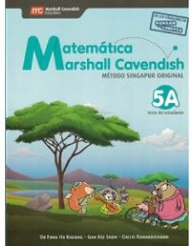 portada Matemática Marshall Cavendish 5º Básico -Tomos 5a, 5b, 5c y 5d