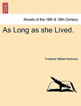 portada as long as she lived. (in English)