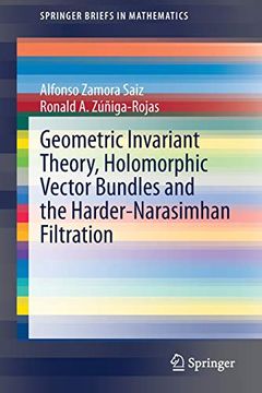 portada Geometric Invariant Theory, Holomorphic Vector Bundles and the Harder-Narasimhan Filtration (Springerbriefs in Mathematics) (in English)