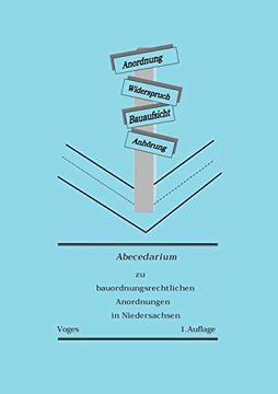 portada Abecedarium zu Bauorganisationsrechtlichen Anordnungen in Niedersachsen (en Alemán)