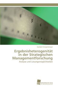portada Ergebnisheterogenitat in Der Strategischen Managementforschung
