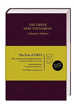 portada UBS 5th Revised Greek New Testament Reader's Edition: 124377 (English and Greek Edition)