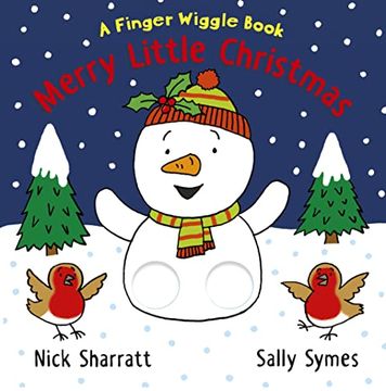 portada Merry Little Christmas: A Finger Wiggle Book (Finger Wiggle Books) 