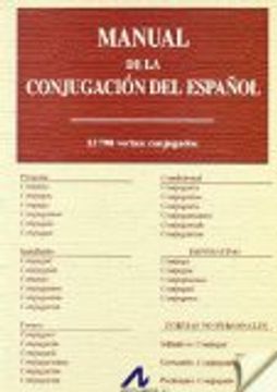 portada Manual De La Conjugación Del Español (manuales Y Diccionarios)