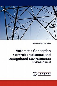 portada automatic generation control: traditional and deregulated environments