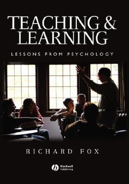 portada teaching and learning: lessons from psychology (in English)