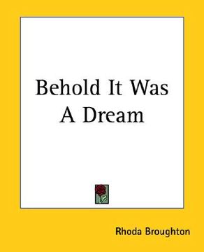 portada behold it was a dream (in English)