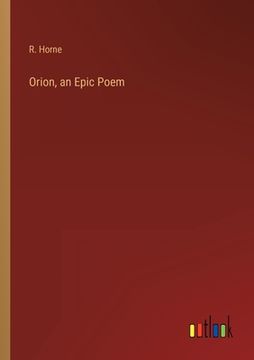 portada Orion, an Epic Poem (en Inglés)