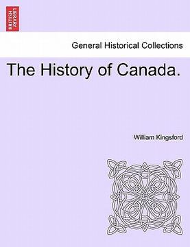 portada the history of canada. (en Inglés)