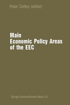 portada Main Economic Policy Areas of the EEC (en Inglés)