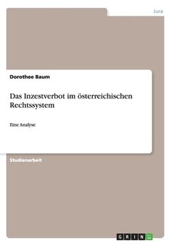 portada Das Inzestverbot im österreichischen Rechtssystem: Eine Analyse (in German)