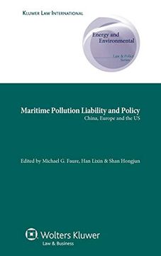 portada Marine Pollution in China us and Europe (Energy and Environmental law & Policy Series - Supranational and Comparative Aspects) (en Inglés)