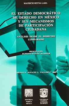 portada estado democratico de derecho en mexico y sus mecanismos de participacion ciudadana, el. analisis desde el derecho comparado