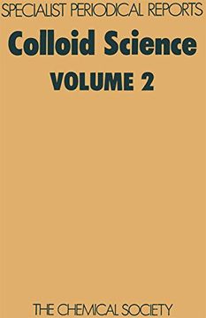 portada Colloid Science: Volume 2 (en Inglés)