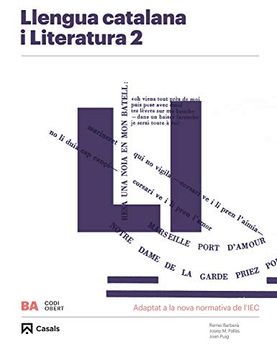 portada Llengua Catalana i Literatura 2 ba 2020 (en Catalá)