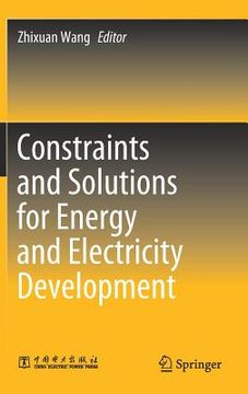 portada Constraints and Solutions for Energy and Electricity Development (en Inglés)