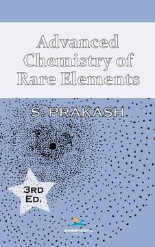 portada advanced chemistry of rare elements, 3rd edition (in English)