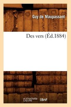 portada Des Vers (Éd.1884) (en Francés)